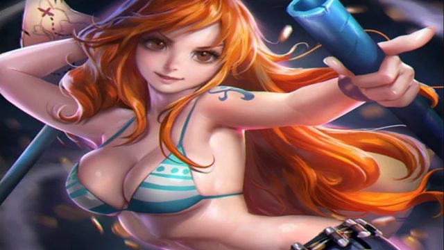 one nami piece porn nami bikini show